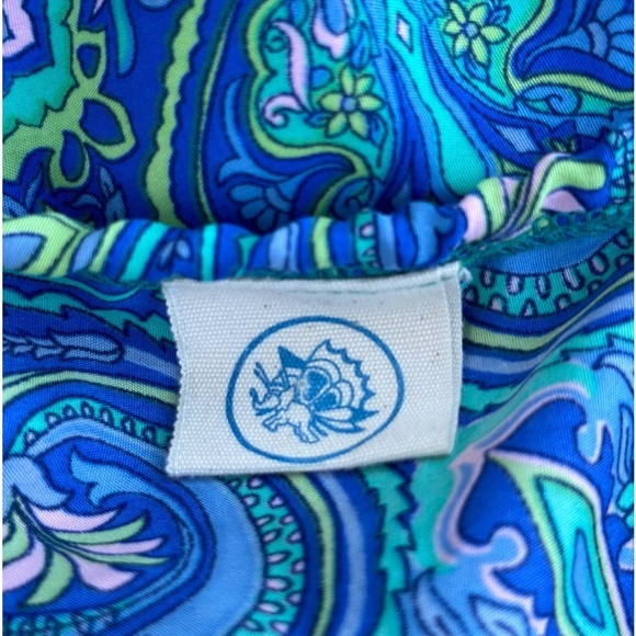 Sabai Sabai 100% Silk Floral Paisley Print Bohemian Blouse Size Medium - Picture 6 of 8